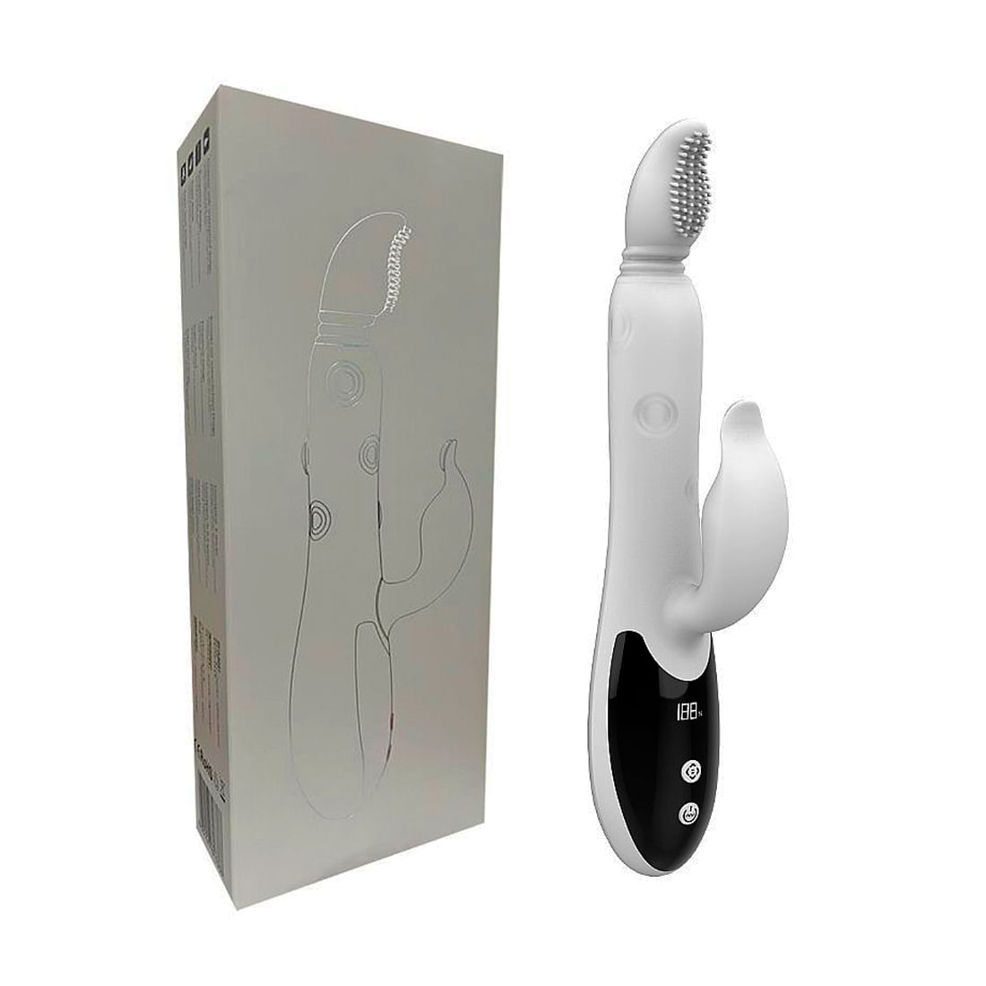 Vibrador de Ponto G e Clitóris com Dedilhar Tapping e Movimento Vem Cá Sexy Import