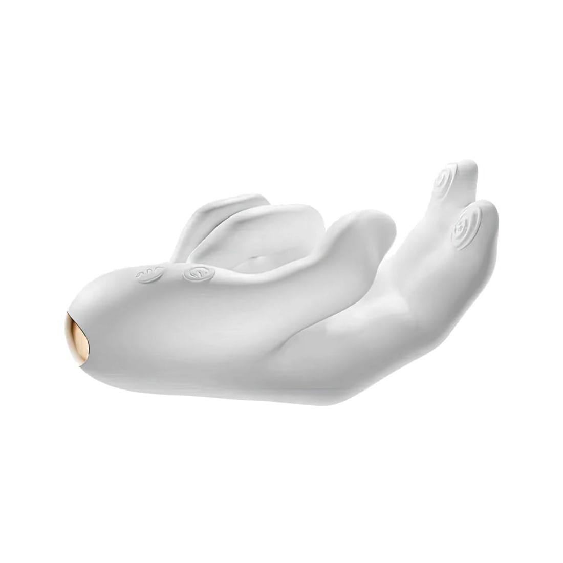 Vibrador em Formato de Mão Golden Right Hand com 10 modos de Vibração e Dedilhado Vip Mix