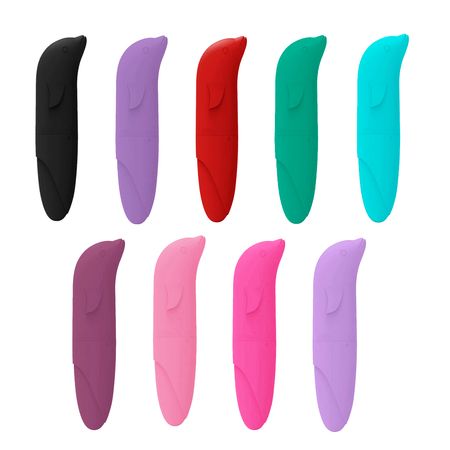 MyVibro Vibrador Ponto G Formato Golfinho Aveludado MyVib
