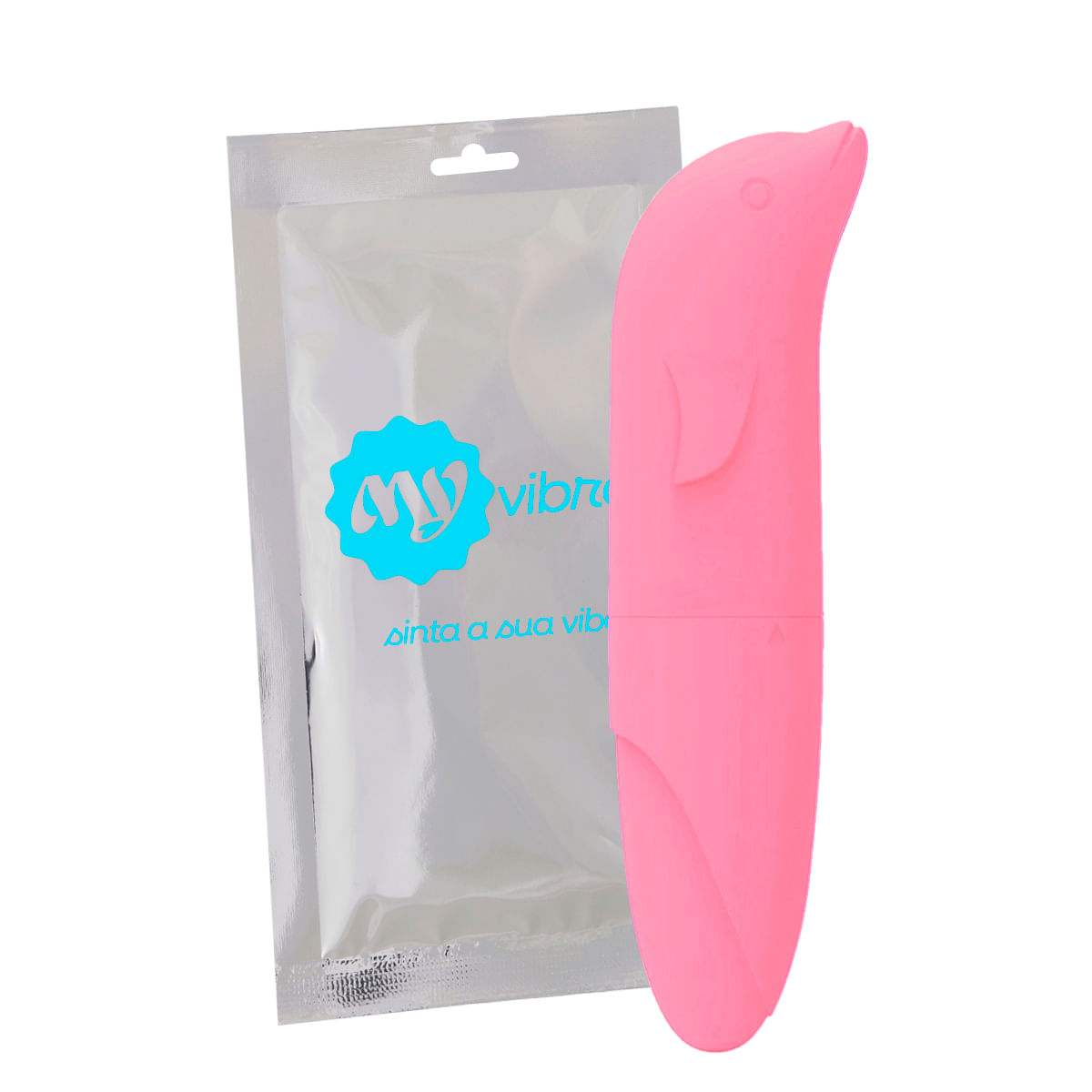 MyVibro Vibrador Ponto G Formato Golfinho Aveludado MyVib