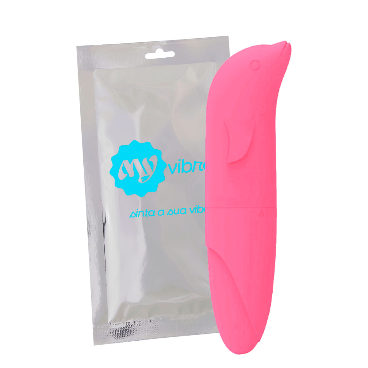 MyVibro Vibrador Ponto G Formato Golfinho Aveludado MyVib