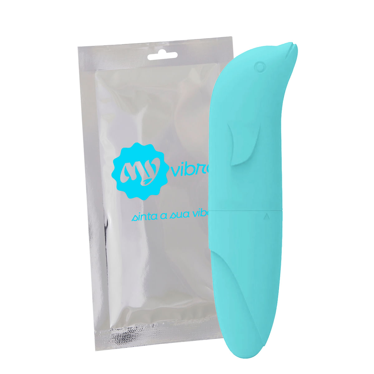 MyVibro Vibrador Ponto G Formato Golfinho Aveludado MyVib