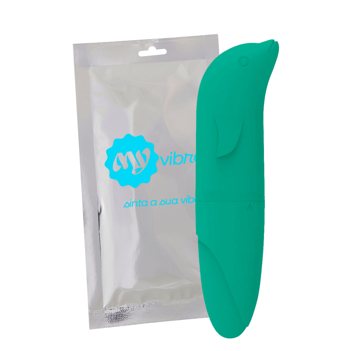 MyVibro Vibrador Ponto G Formato Golfinho Aveludado MyVib