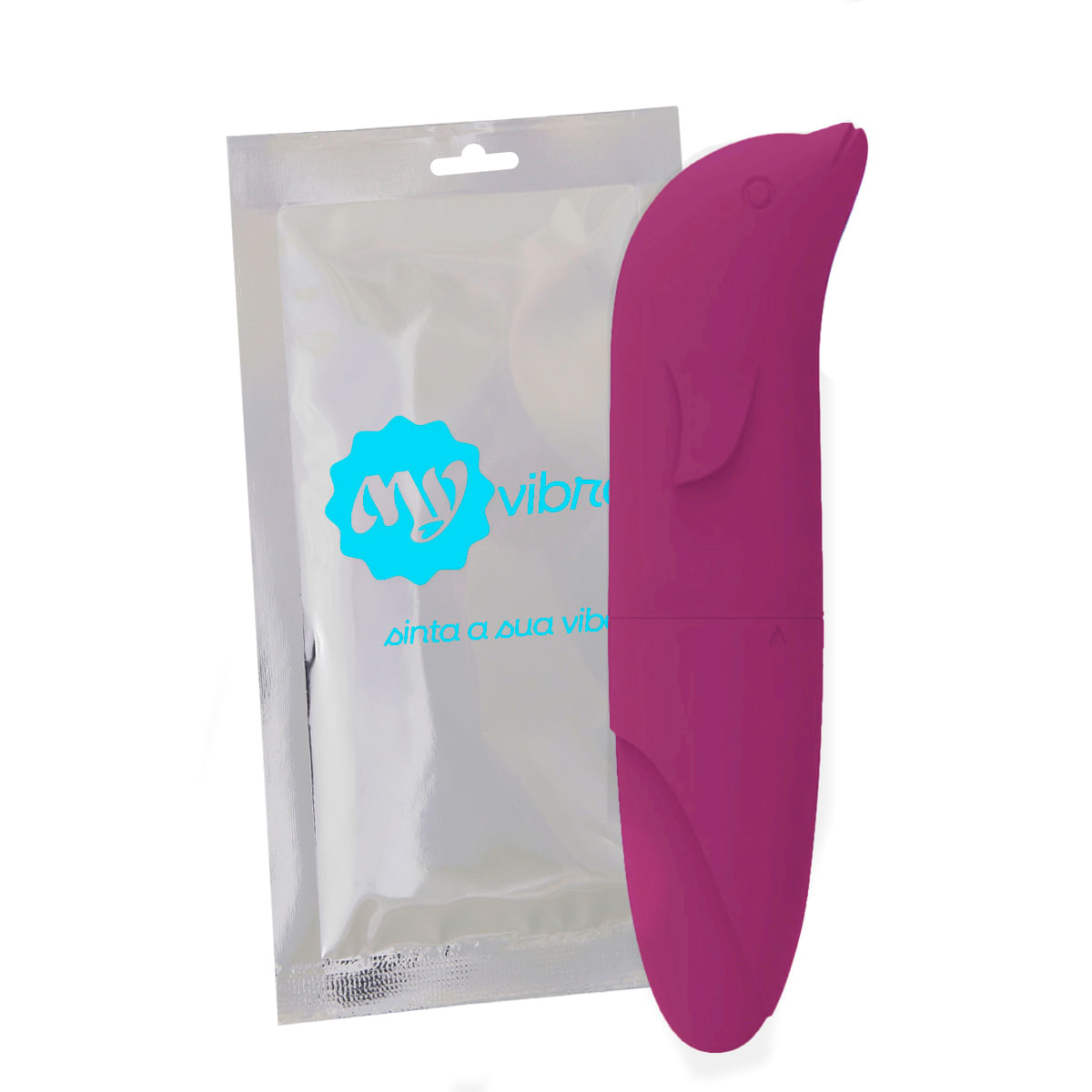 MyVibro Vibrador Ponto G Formato Golfinho Aveludado MyVib