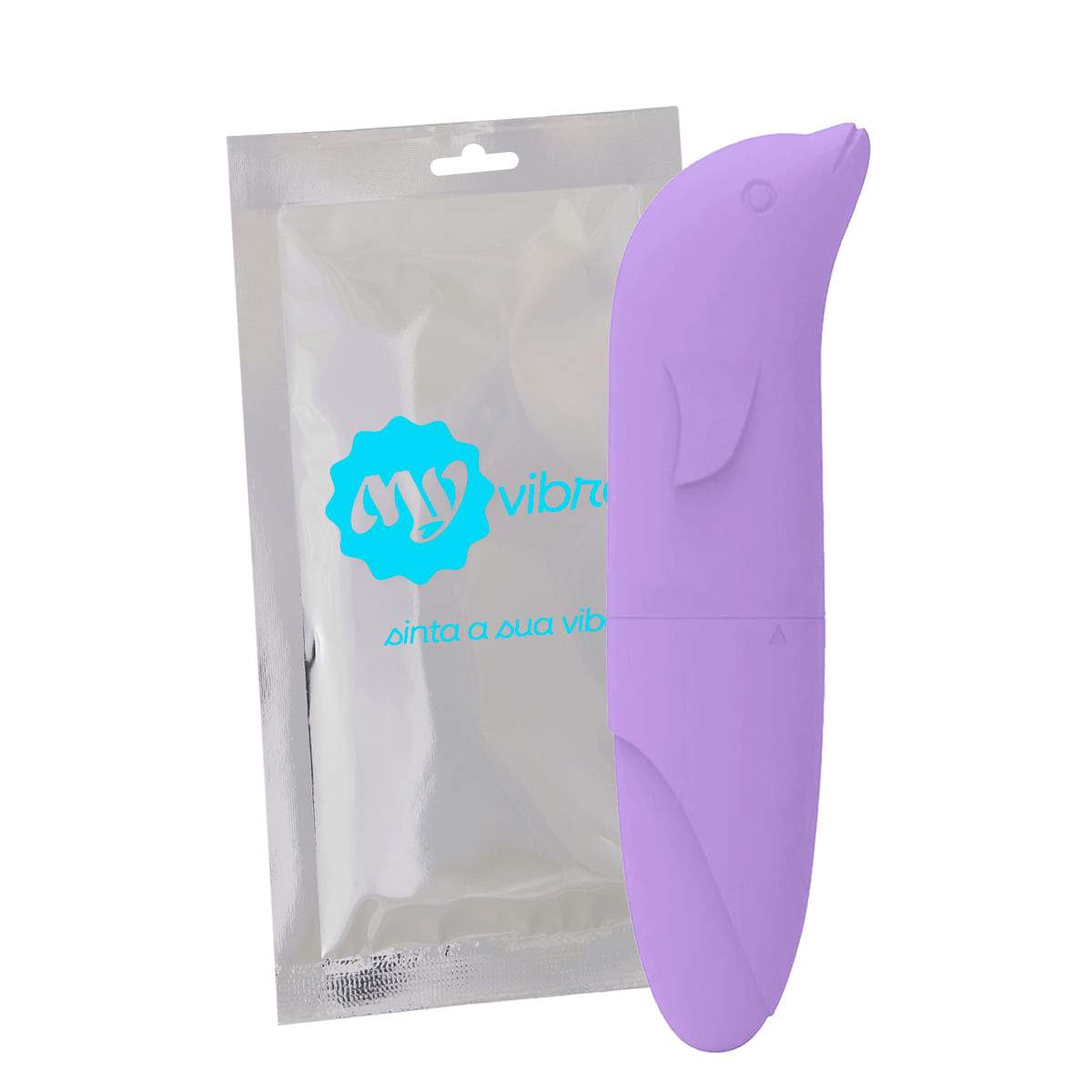 MyVibro Vibrador Ponto G Formato Golfinho Aveludado MyVib