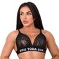 Sutiã Tchutchan Bralette Rendado com Frase Sou Toda Sua Tallyta Moda Apimentada