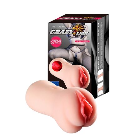 Maturbador Masculino em Formato de Vagina Crazy Lion Sexy Import