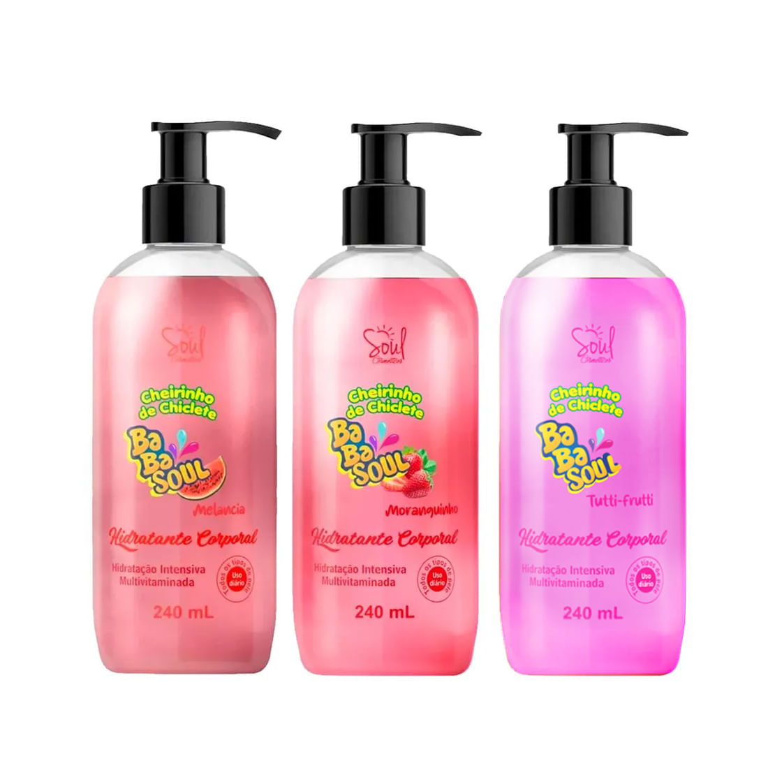 Babasoul Hidratante Corporal 240ml Soul Cosméticos