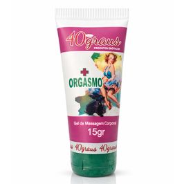 Mais Orgasmo Gel Excitante para Massagem Corporal 15g 40 Graus