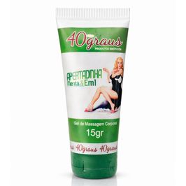 Apertadinha de Menta Gel Adstringente para Massagem Corporal 15g 40 Graus
