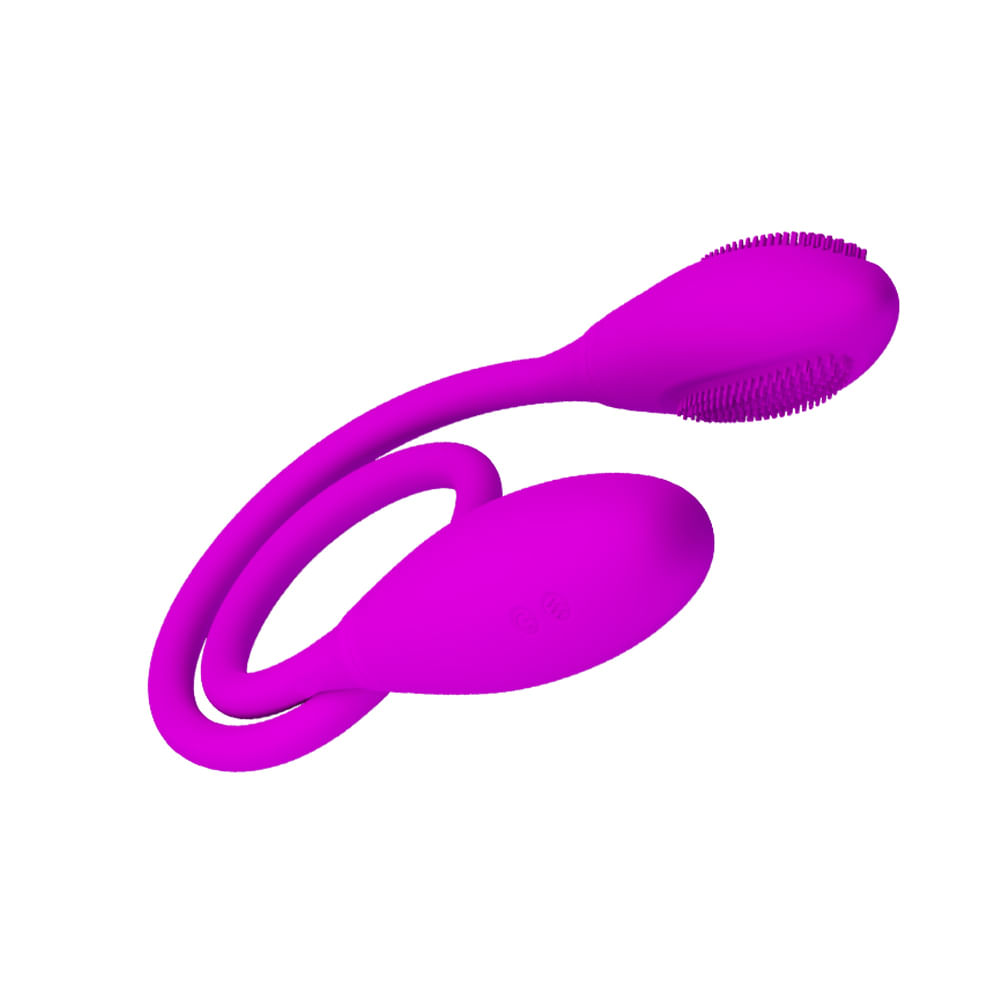 Vibrador Recarregável Duplo Flexível com 7 Modos de Vibração 3R Import