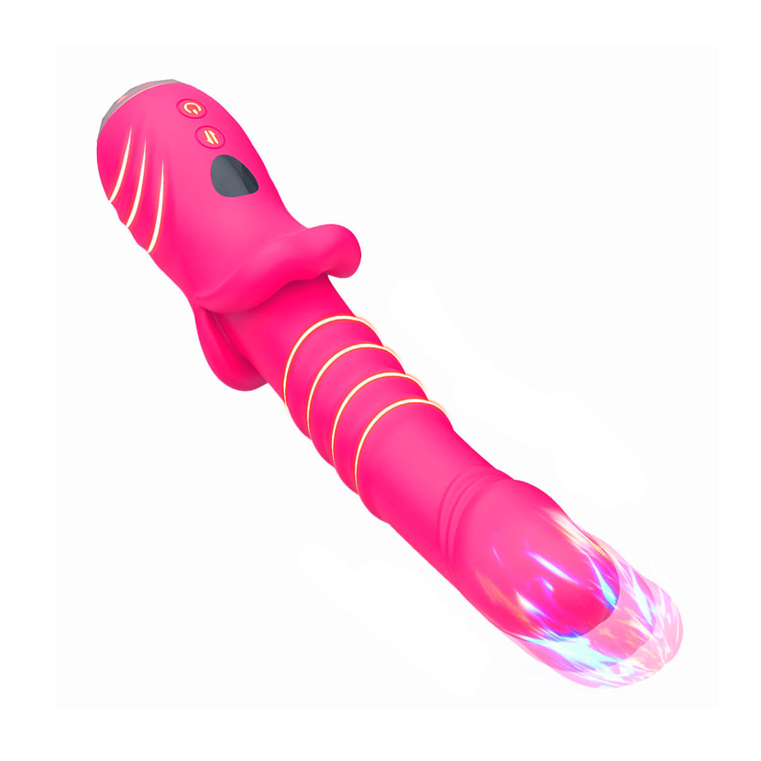 Vibrador com 10 Modos de Vibração 10 Modos de Sobe e Desce e visor de LED Vip Mix