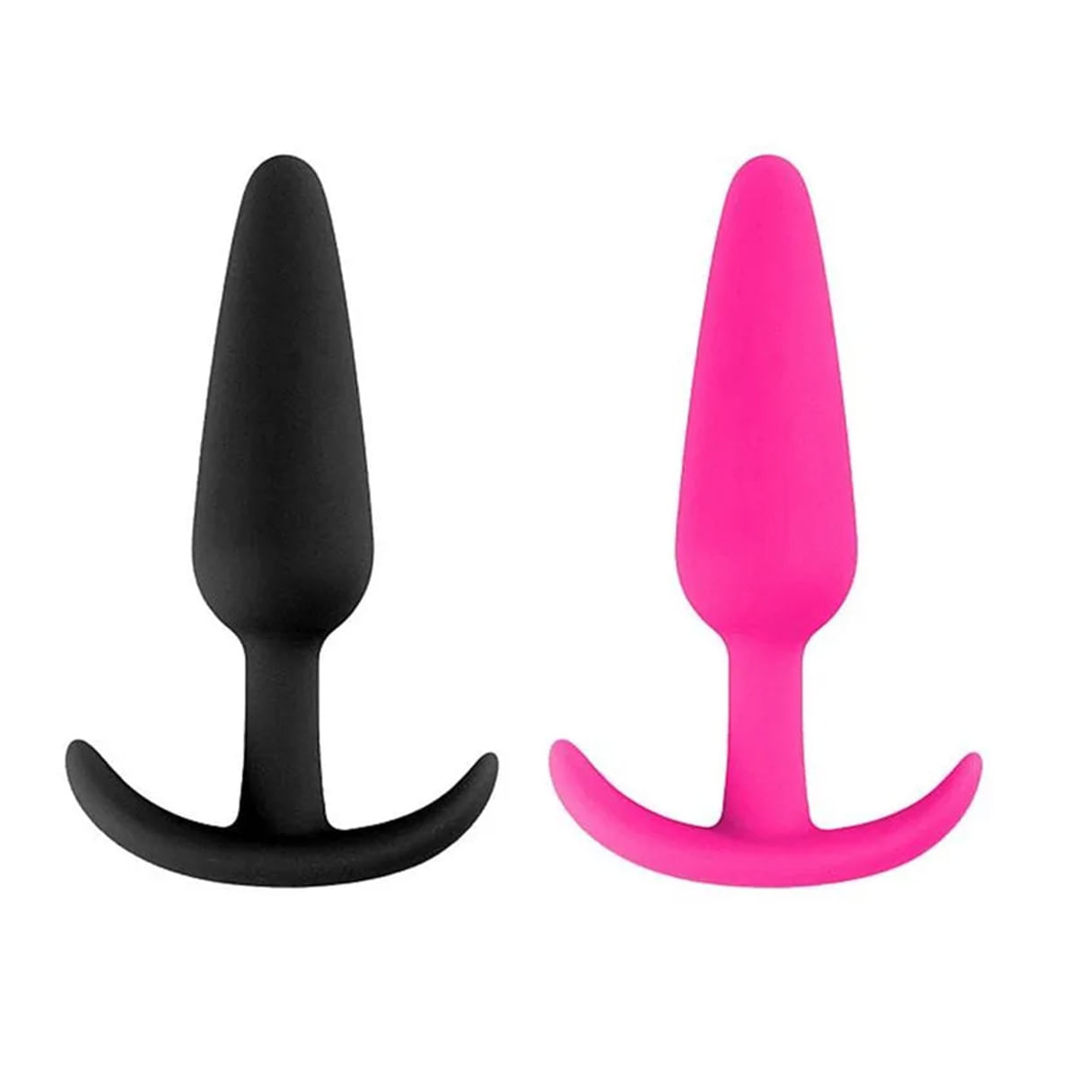 Mini Plug Anal Cônico em Silicone Tamanho 8,5x2,1 Sexy Import