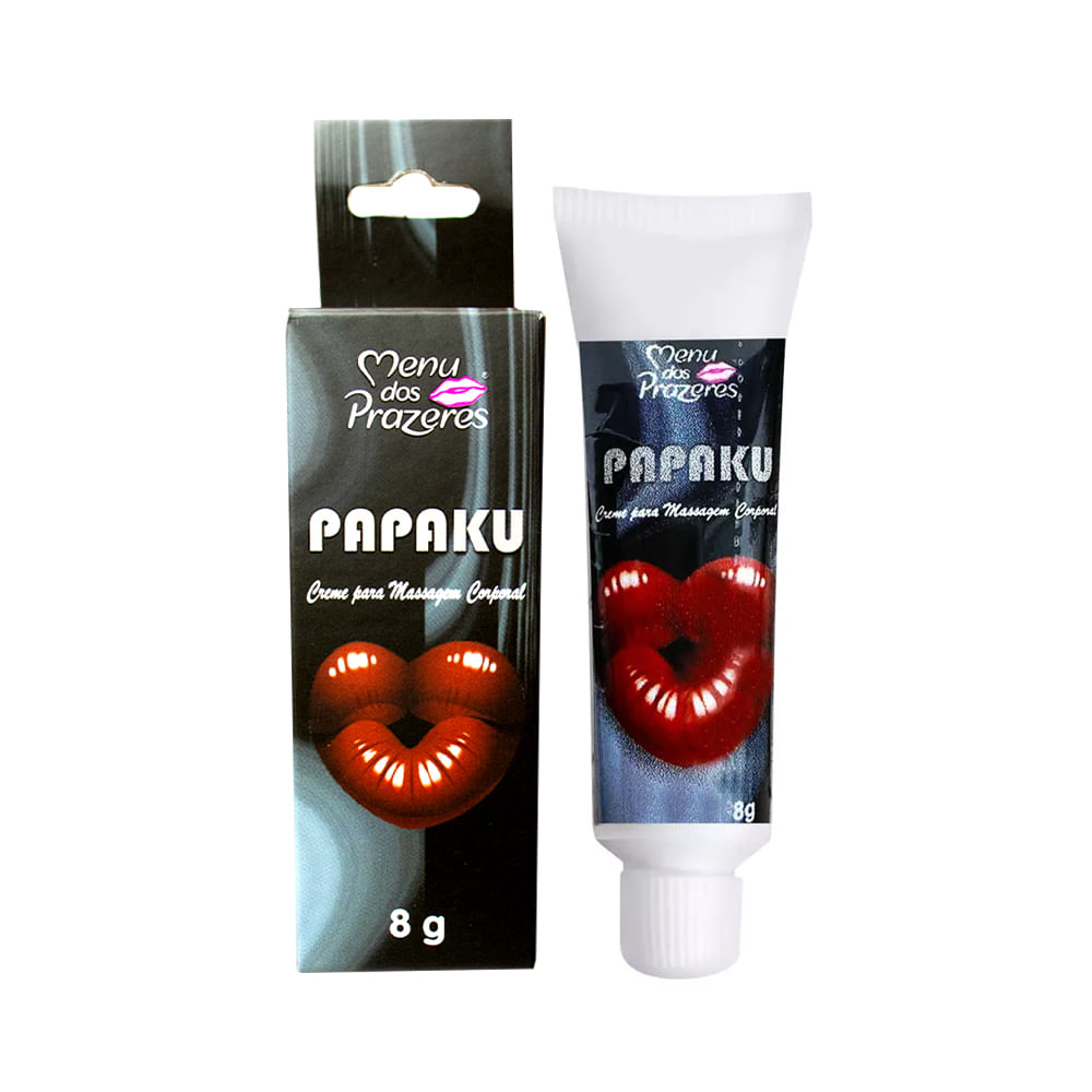 Papaku Dessensibilizante Anal 8g Linha Safadeza Menu dos Prazeres