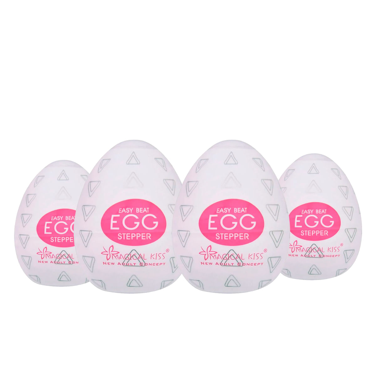 Kit com 4 Egg Stepper Masturbador Masculino