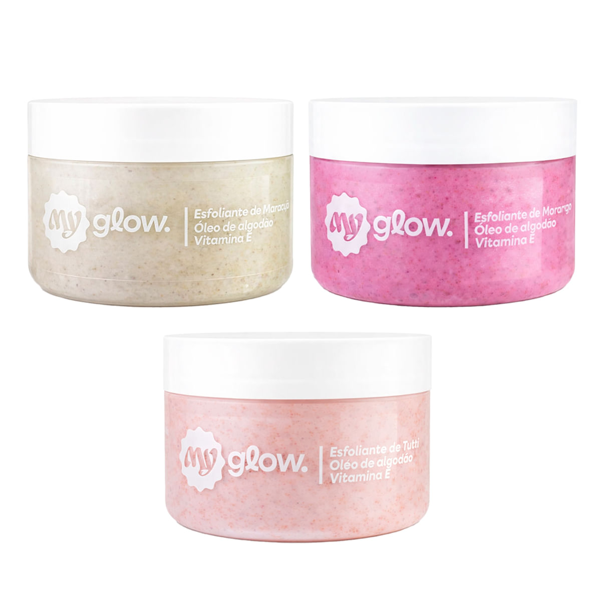 MyGlow Esfoliante Corporal com Óleo de Algodão 250g MyVib