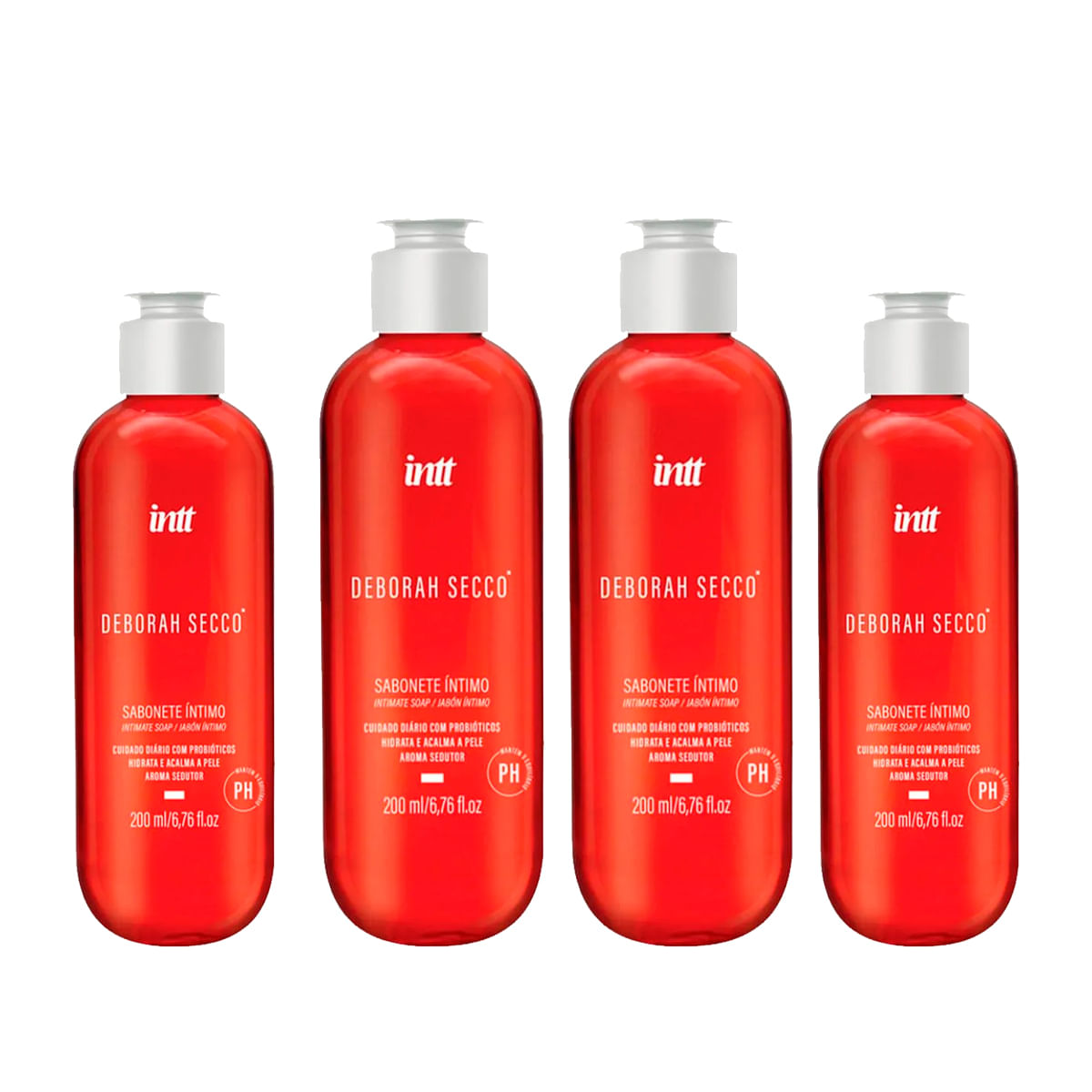 Kit com 4 Sabonete Íntimo com Barbatimão Linha Deborah Secco