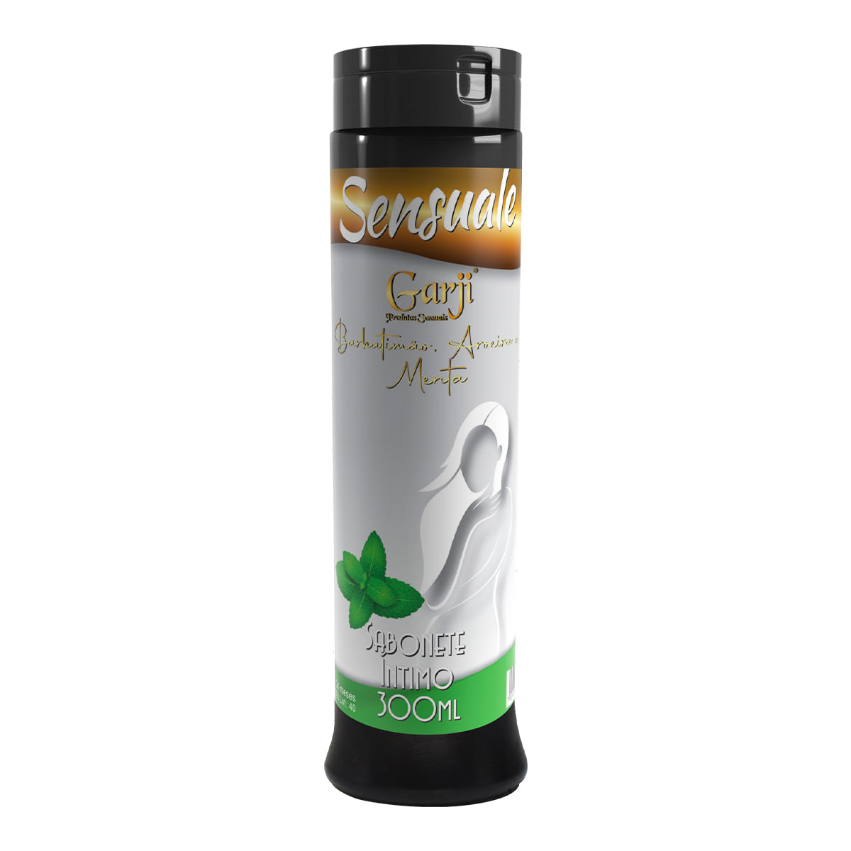 Sensuale Sabonete Íntimo Barbatimão, Aroeira e Menta Super Refrescante 300ml Garji Sensuale Sabonete Íntimo Barbatimão, Aroeira e Menta Super Refrescante 300ml Garji