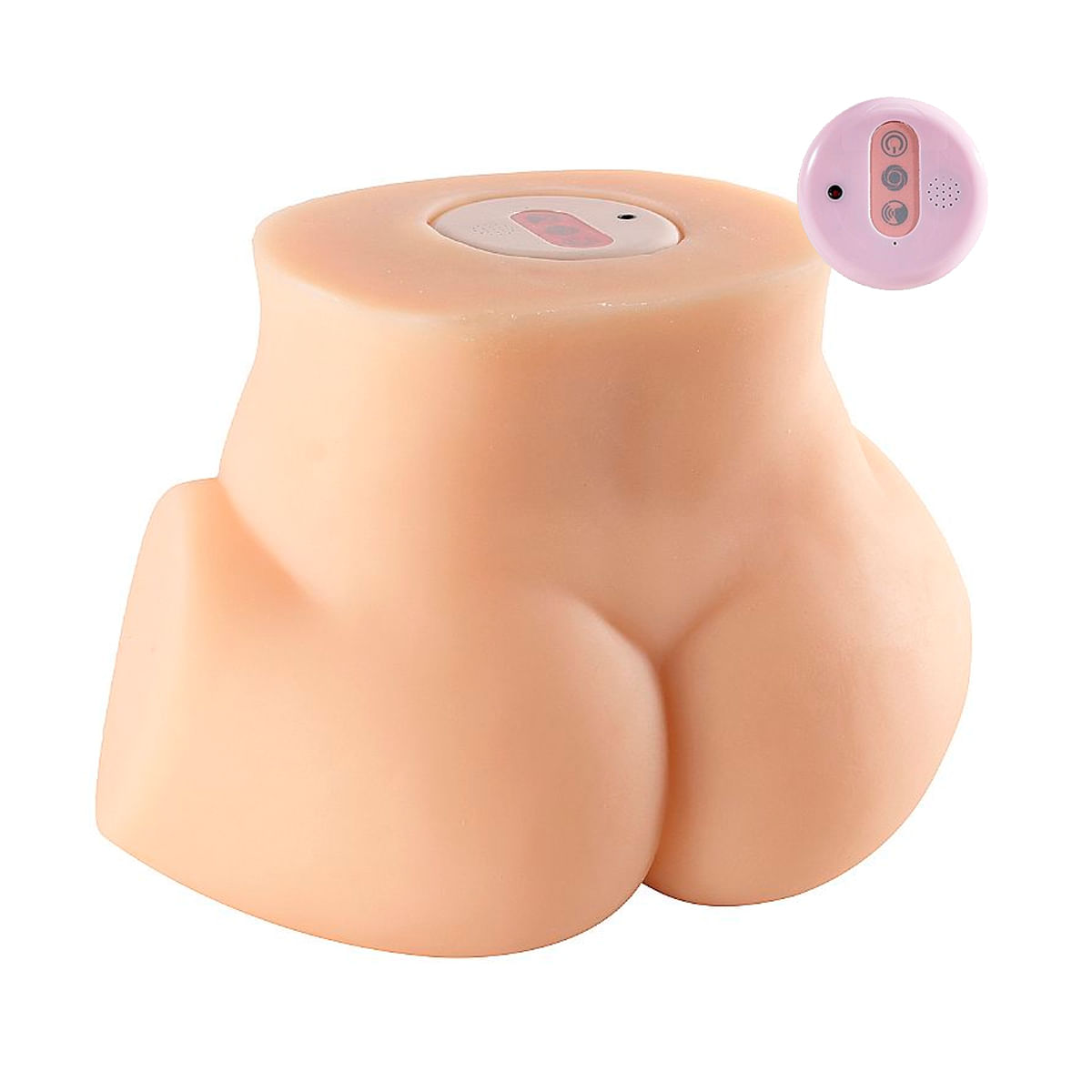 Masturbador Masculino com Gemidos e Fone de Ouvido Formato de Bunda com Sucção na Vagina Sexy Import