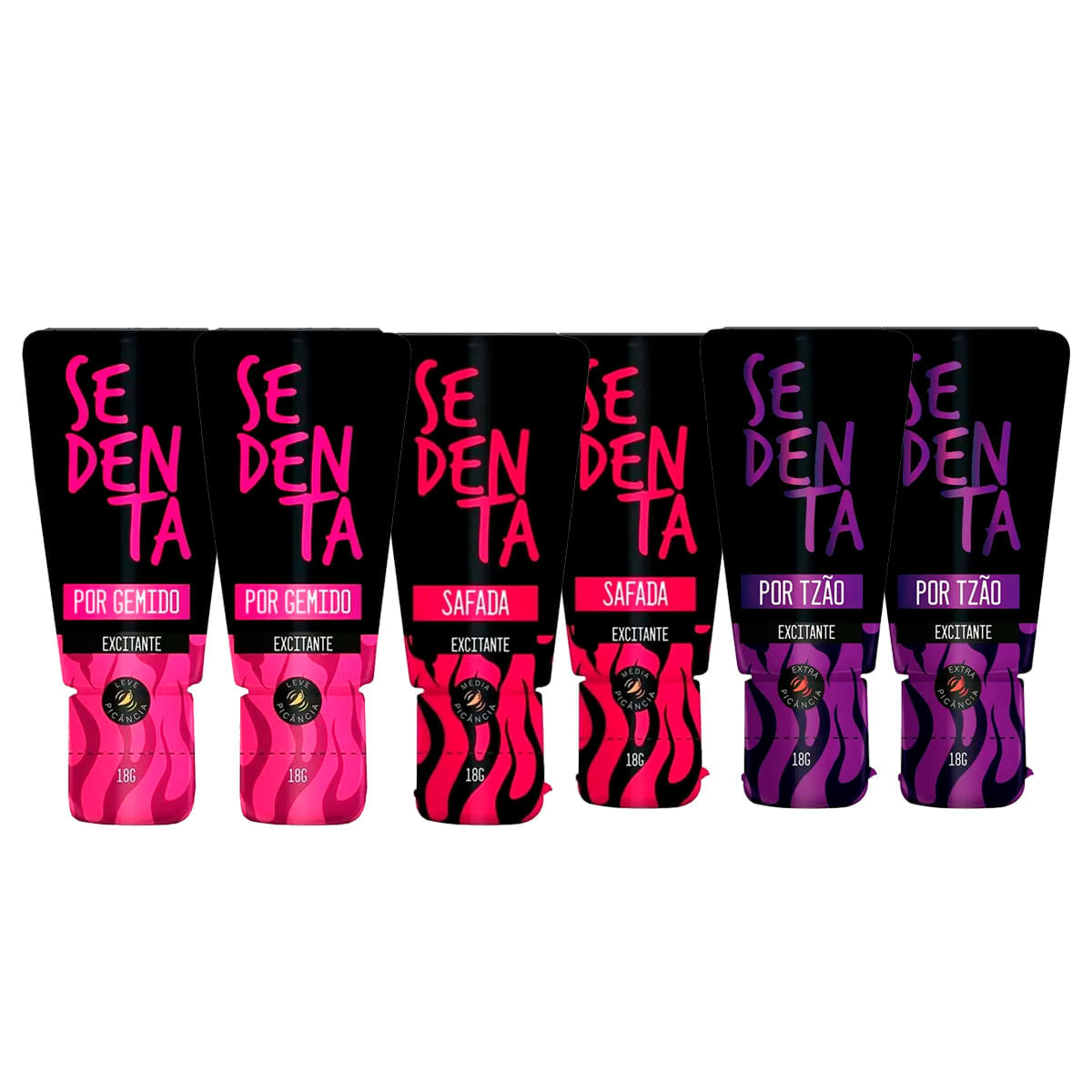 Kit com 2 Sedenta Safada 2 Sedenta por Gemido e 2 Sedenta por Tesão