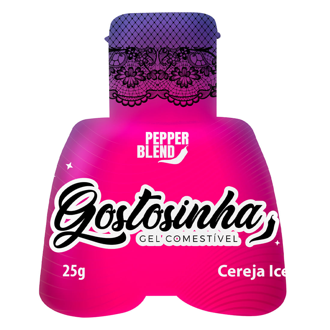 Gostosinha Gel Comestível Para Sexo Oral Ice 25g Pepper Blend