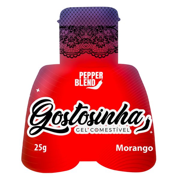 Gostosinha Gel Comestível Para Sexo Oral Ice 25g Pepper Blend