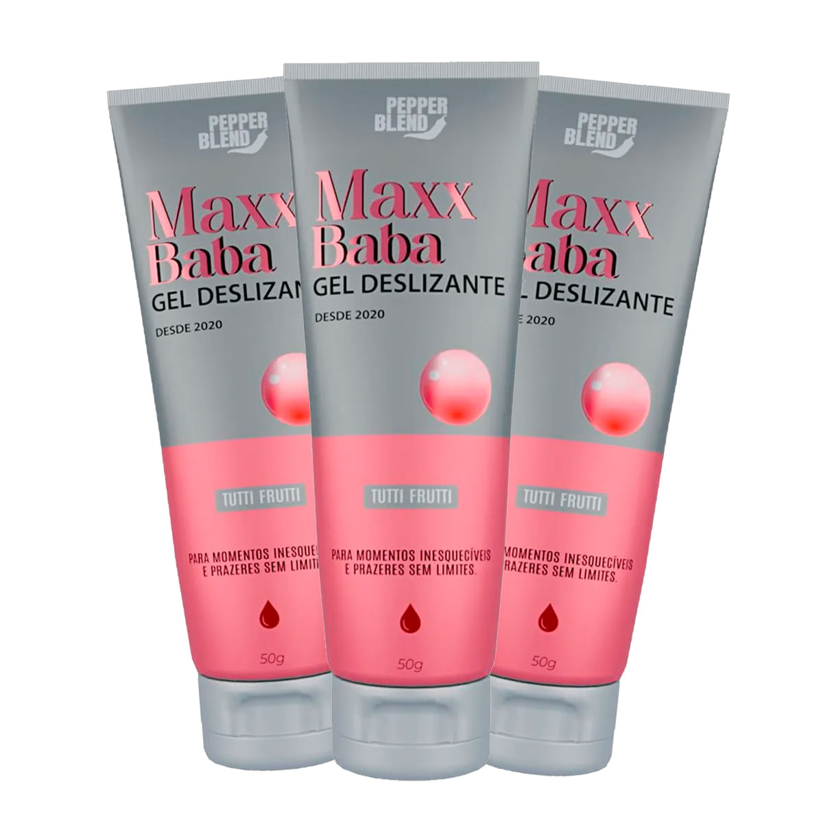 Kit com 10 Maxx Baba Lubrificante