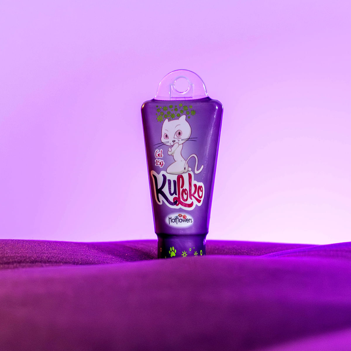 Kuloko Gel Dessensibilizante e Excitante Anal Linha Brasileirinhos 15g Hot Flowers