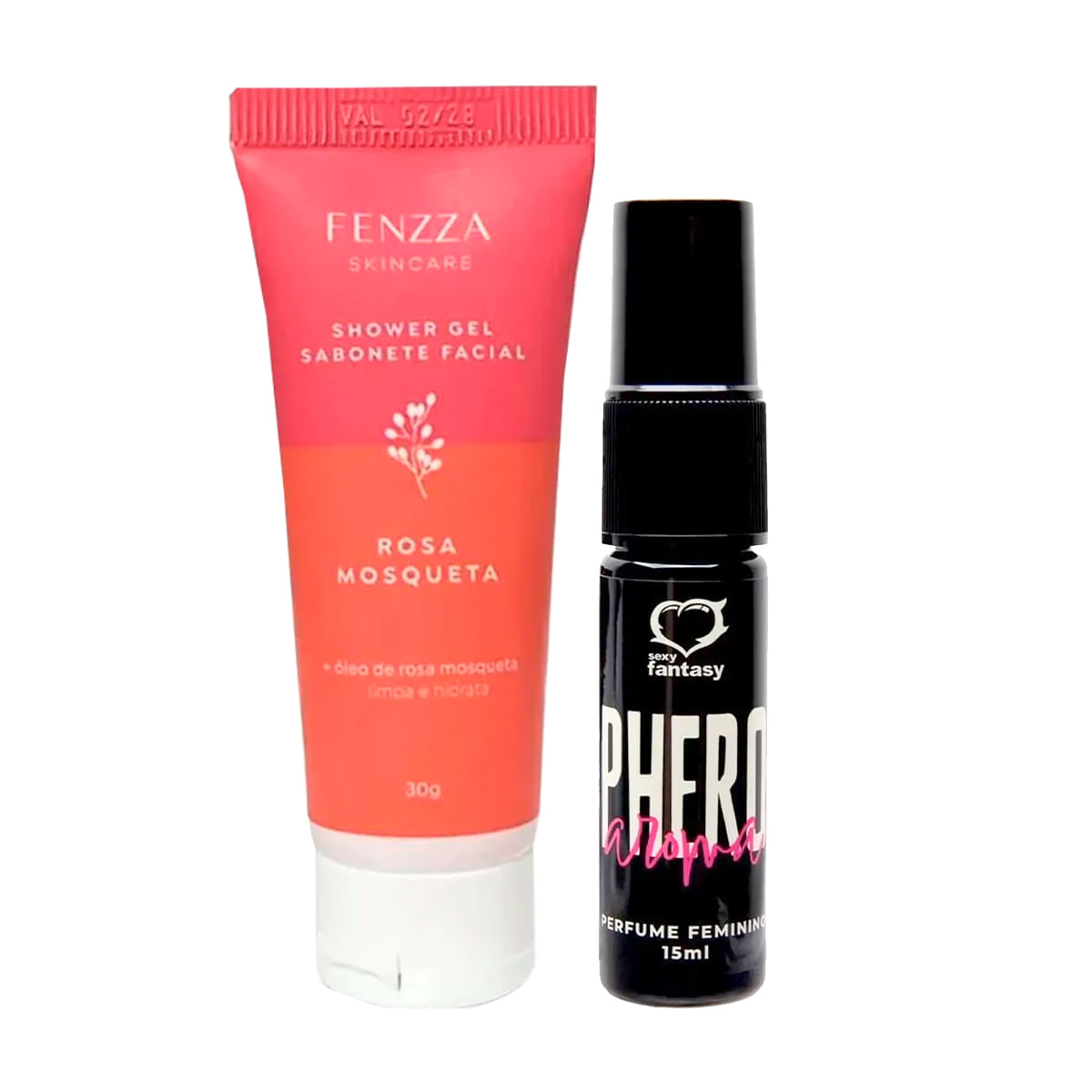 Duplinha com Shower Sabonete e Perfume Phero Feminino