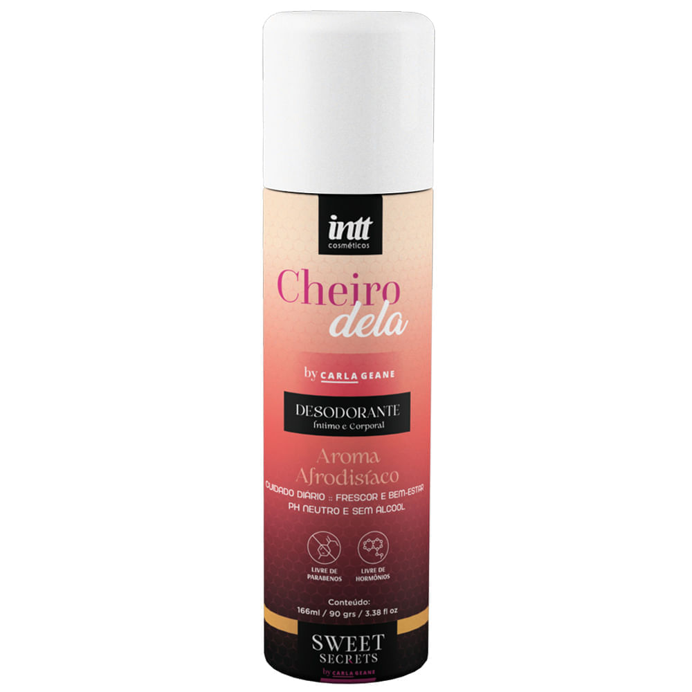 Sweet Secrets Cheiro Dela Desodorante Íntimo e Corporal 166ml By Carla Geane Intt Wellness