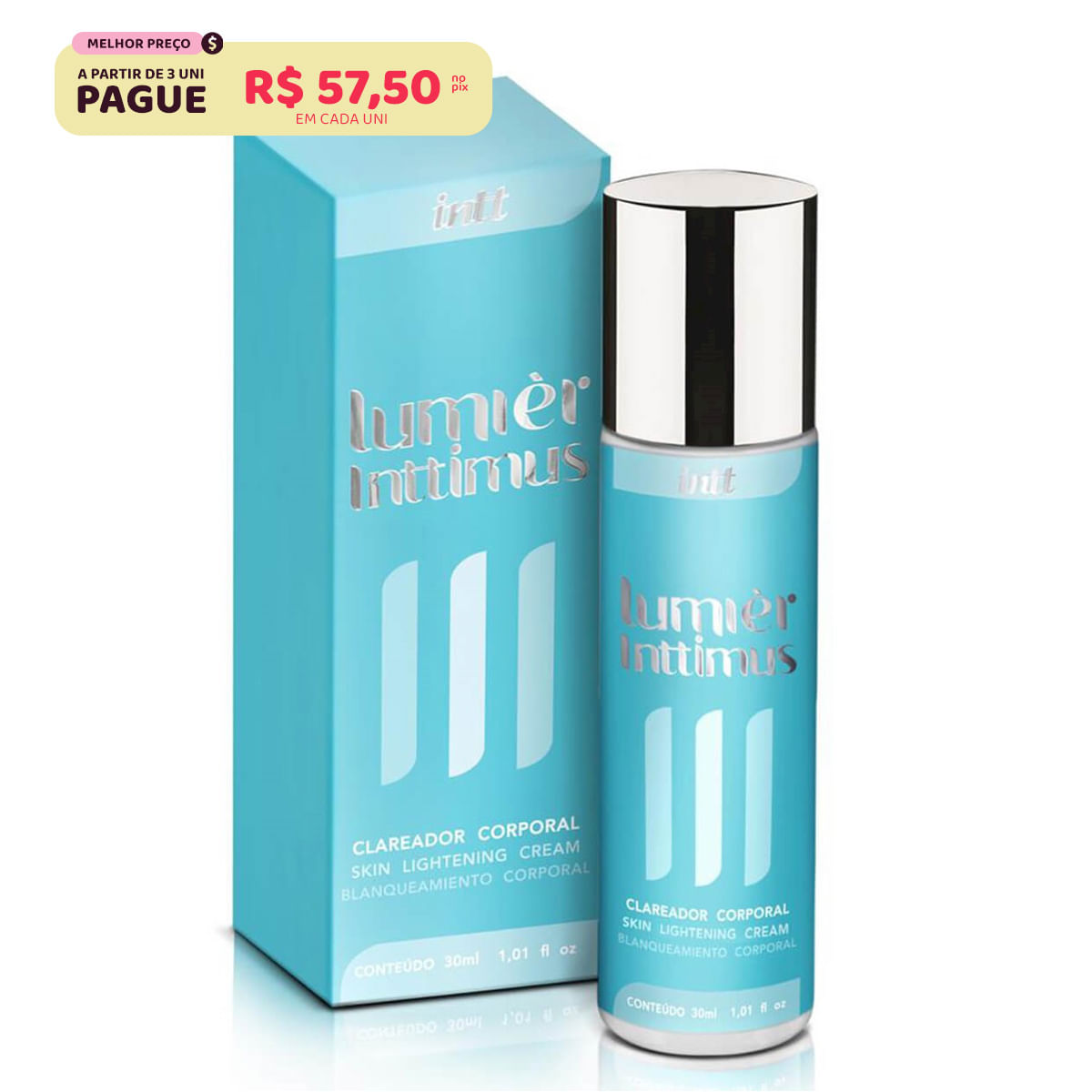 Lumiér Inttimus Clareador Corporal 30ml Intt