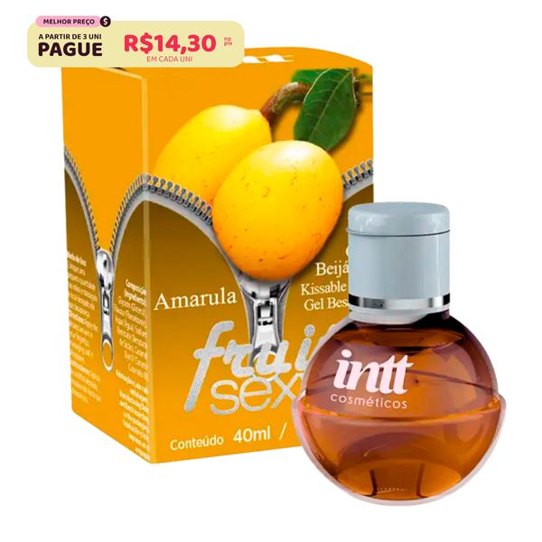 Fruit Sexy Gel Beijável Sabor Amarula 40ml Intt