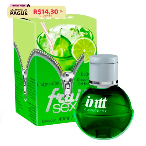 Fruit Sexy Gel Beijável Sabor Caipirinha 40ml Intt