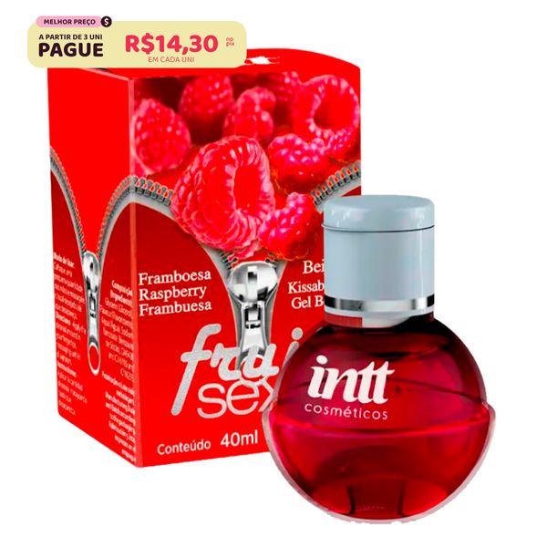 Fruit Sexy Gel Beijável Sabor Framboesa 40ml Intt