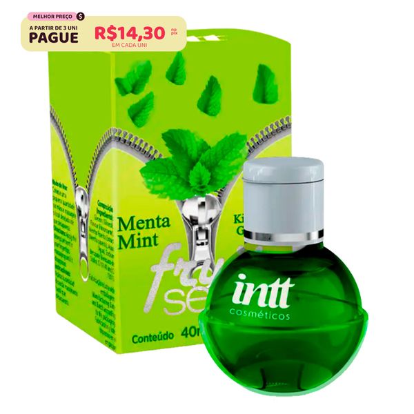 Fruit Sexy Gel Beijável Sabor Menta 40ml Intt