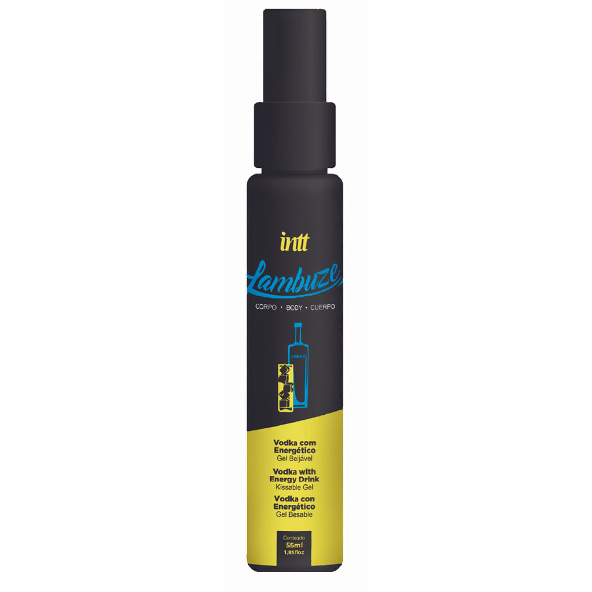 Lambuze Gel Beijável Hot Para Massagem 55ml Intt