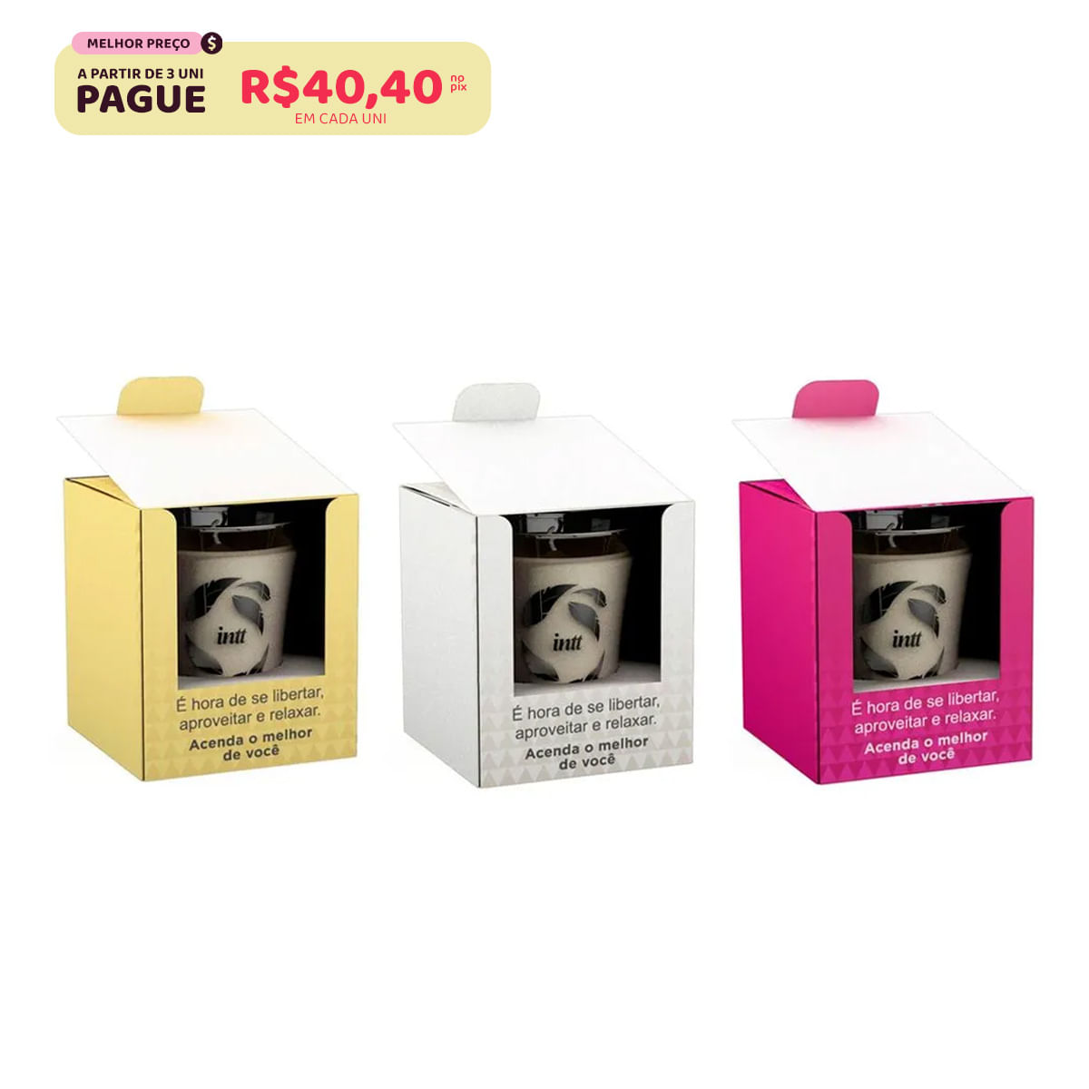 Allumer Vela para Massagem Aromática 40g Intt