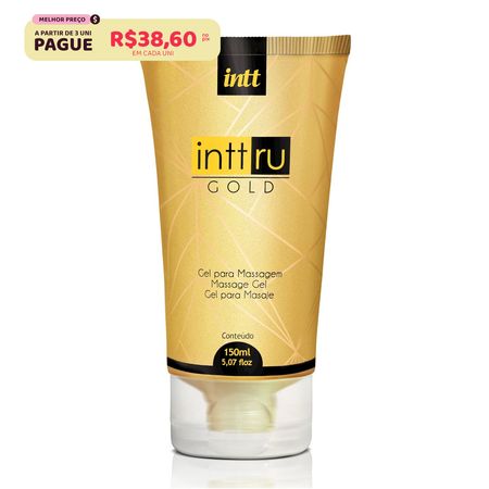 Intt Ru Gold Gel para Massagem 150g Intt
