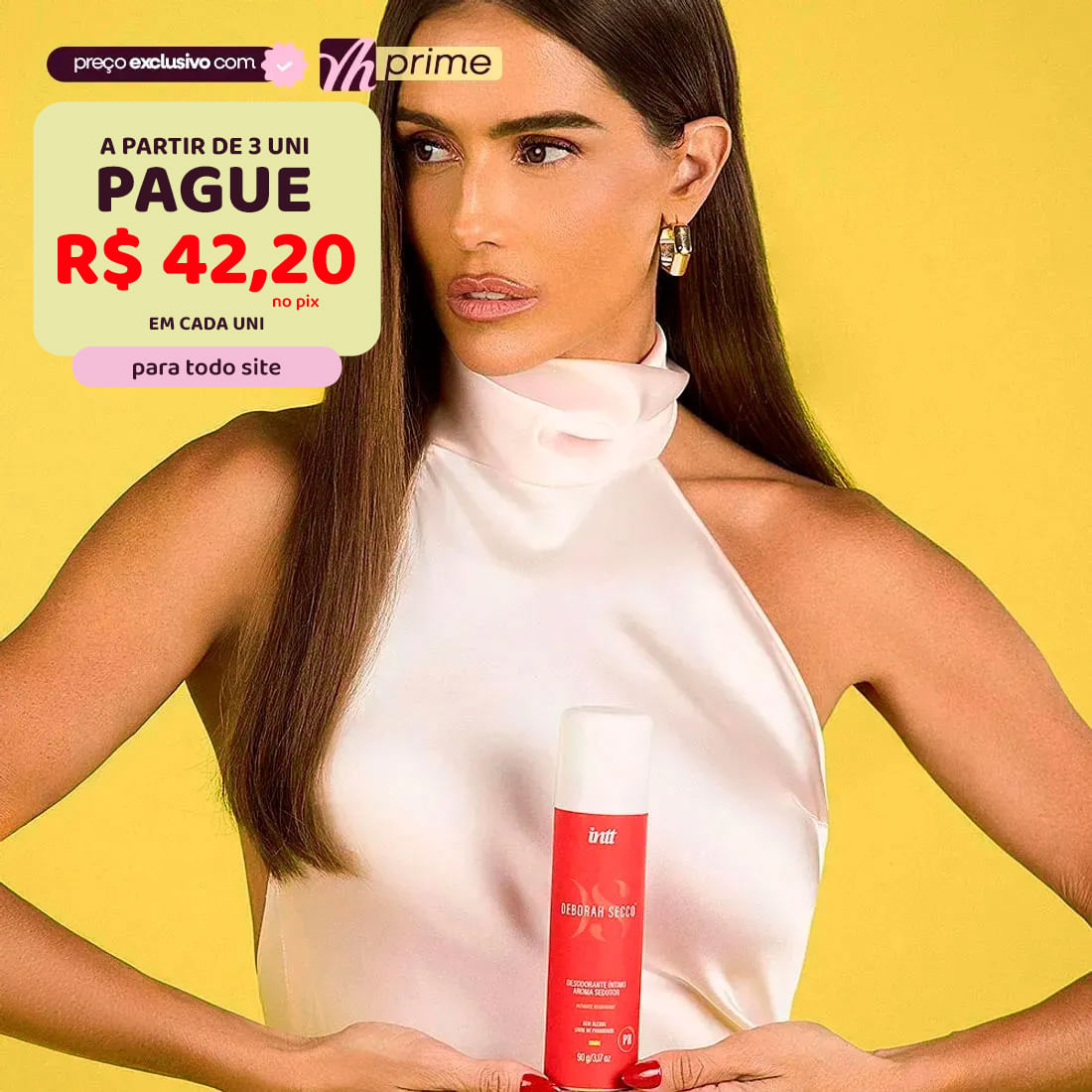 Desodorante Íntimo Sedutor 90g Linha Deborah Secco Intt