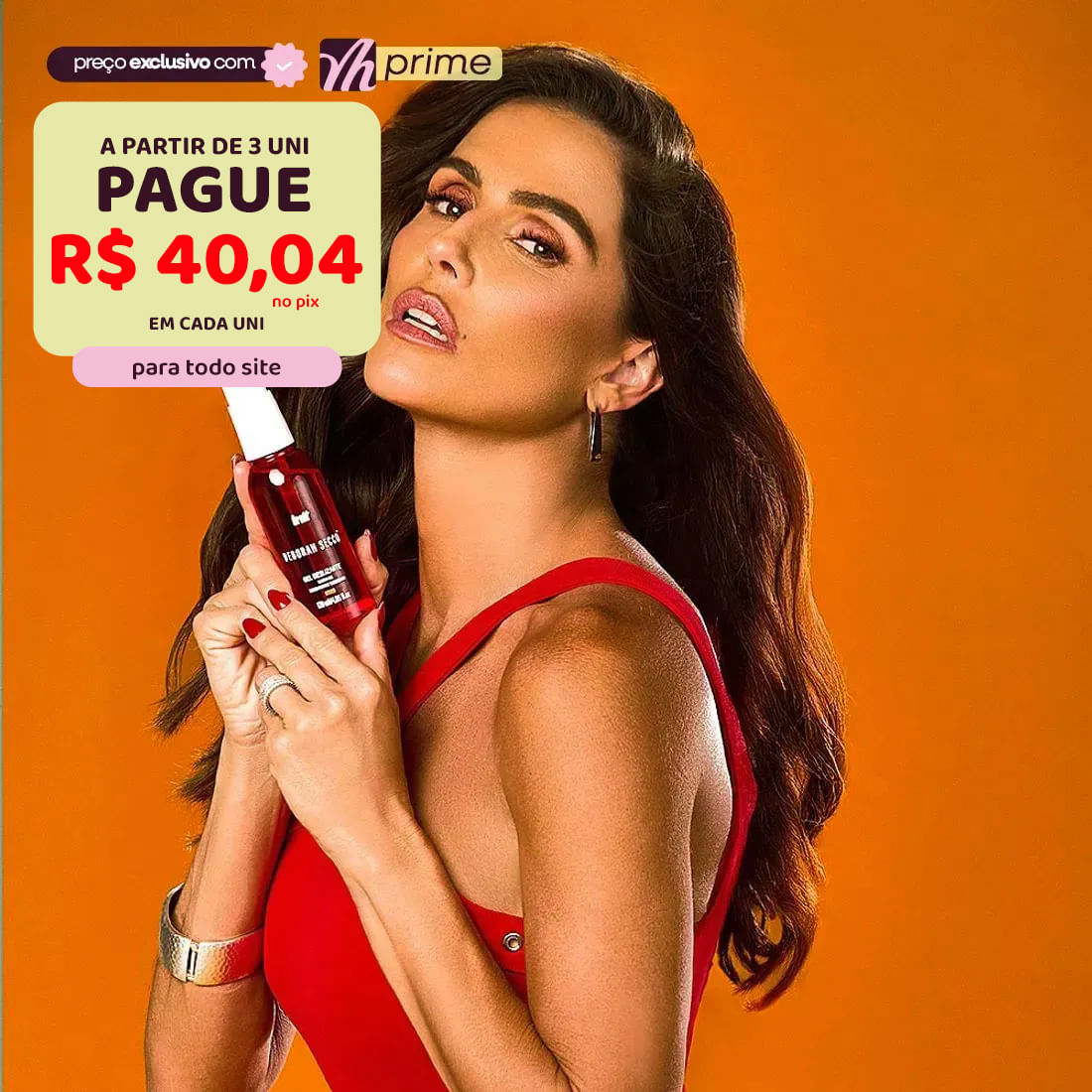 Gel Lubrificante Deslizante com Ácido Hialurônico e D-pantenol 120g Linha Deborah Secco Intt