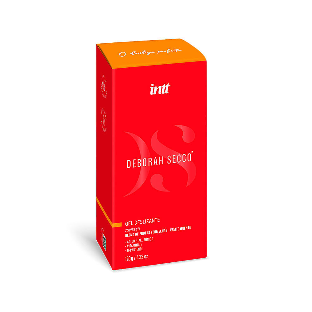 Gel Lubrificante Beijável com Ácido Hialurônico e D-pantenol 120g Linha Deborah Secco Intt