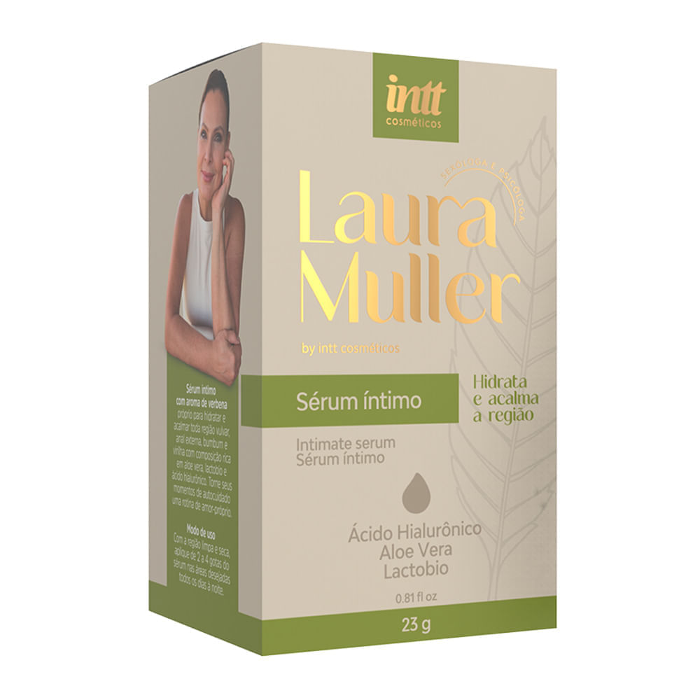 Sérum Íntimo Hidratante com Aloe Vera Linha Laura Muller 23g Intt
