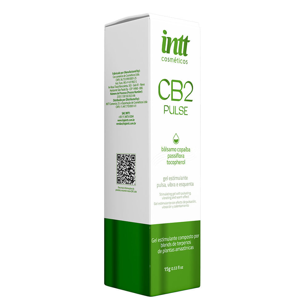 Pulse Excitante que Vibra Linha CB2 15g Intt