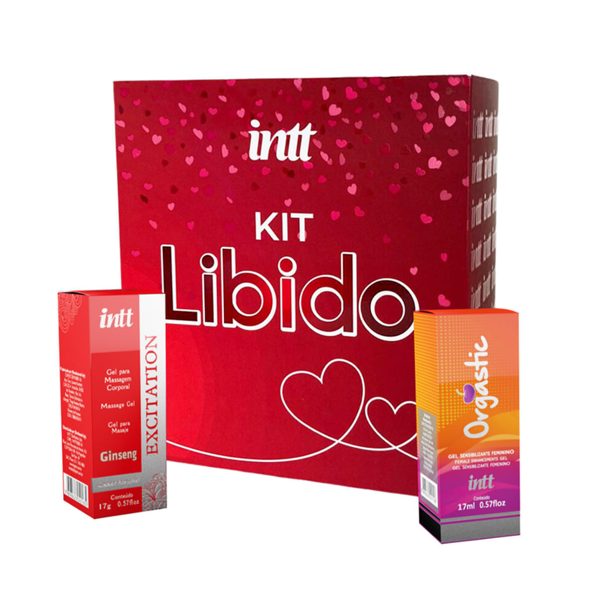 Kit Libido com 1 Excitation 17 ml e 1 Orgastic Intt
