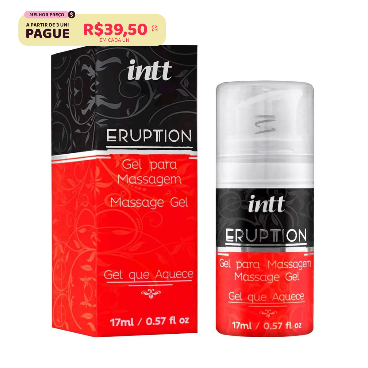 Eruption Gel que Aquece e Excitante 17ml Intt