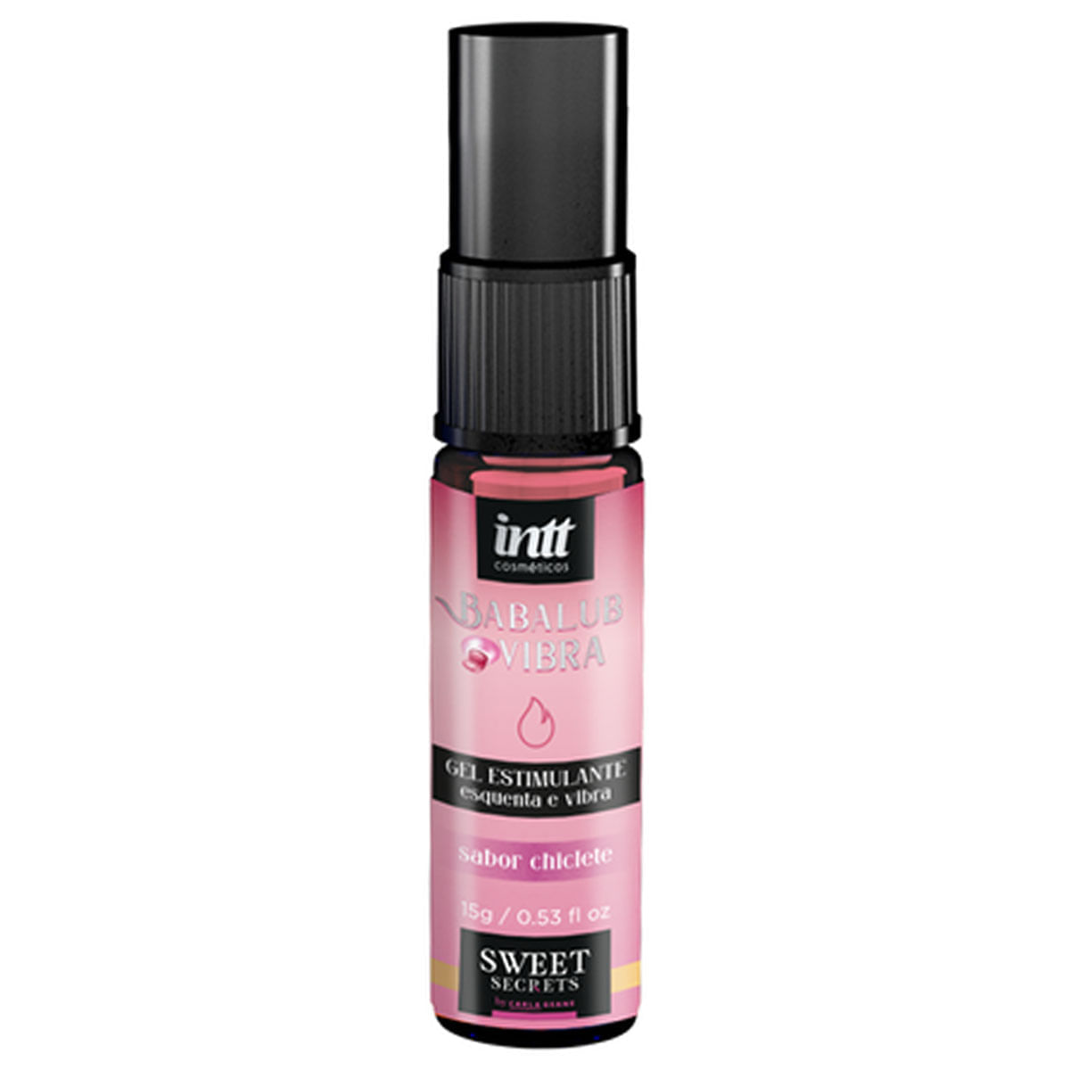 Babalub Vibra Excitante que Esquenta e Vibra 15g Linha Sweet Secrets Intt