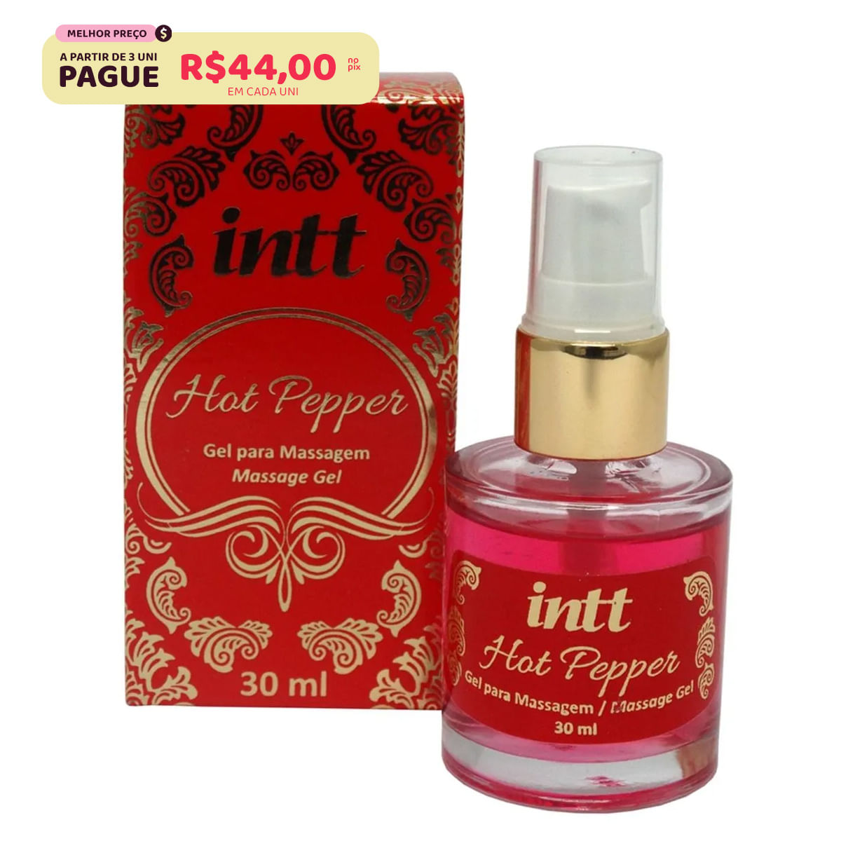 Hot Pepper Intt Gel para Massagem 30ml