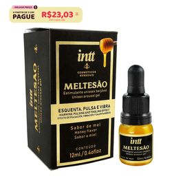 Meltesão Estimulante Unissex Beijável que Esquenta, Pulsa e Vibra 12ml Intt