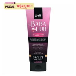 Babalub Lubrificante Beijável à Base d'Água 50ml Linha Sweet Secrets Intt