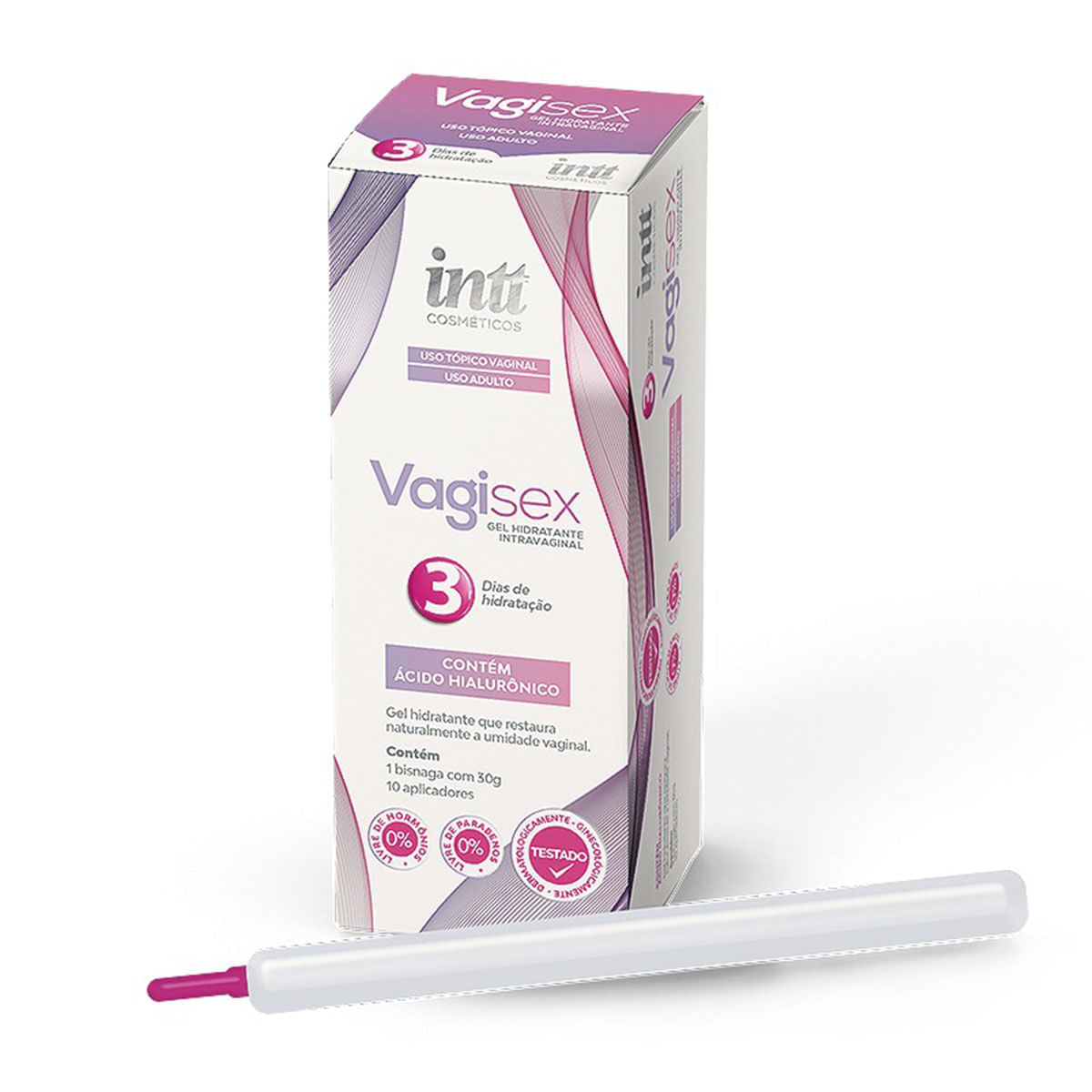 Vagisex Gel Lubrificante Hidratante Intravaginal 30g Intt